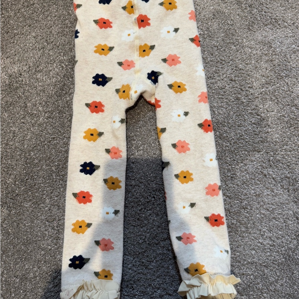Floral Print Kids Leggings